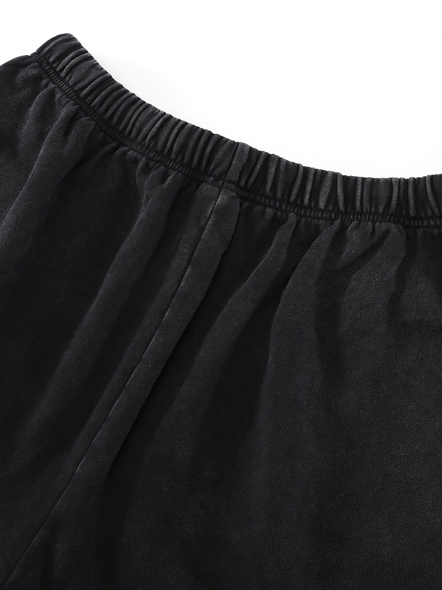 Heavyweight Vintage Washed Tiger Stripes Short Pants - 360 GSM