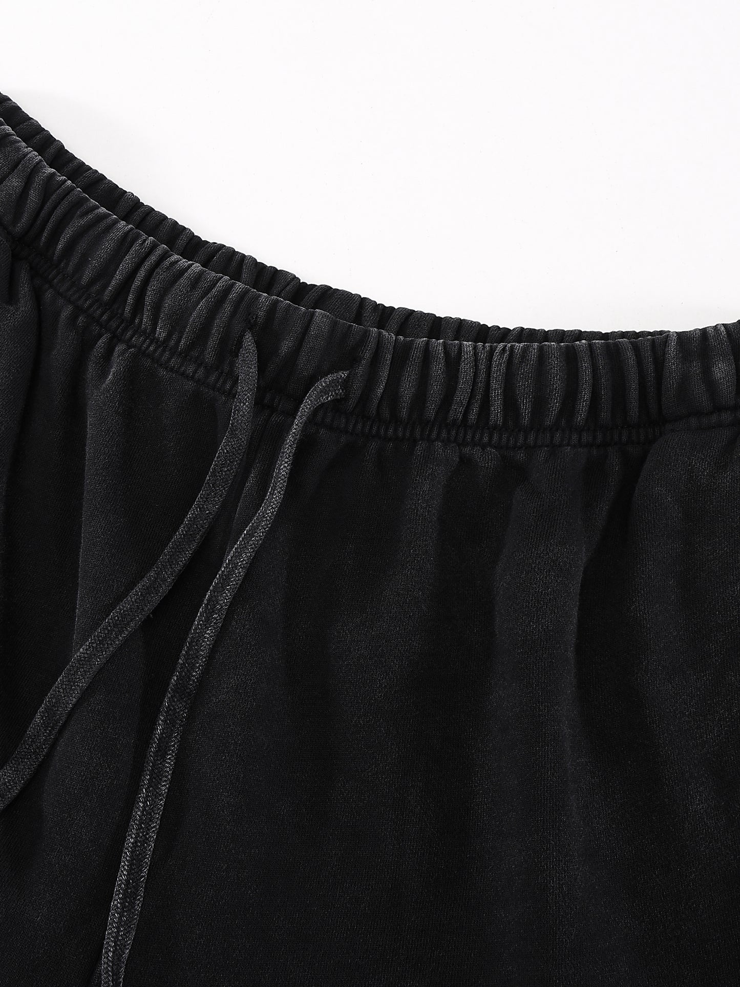 Heavyweight  Vintage Washed  Tiger Stripes Short Pants - 360 GSM